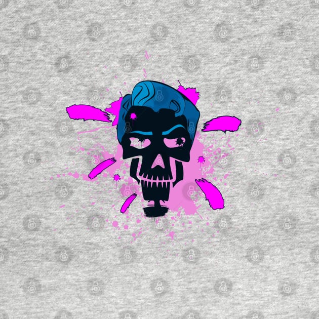 Neon Skull , blood flash by TrendsCollection